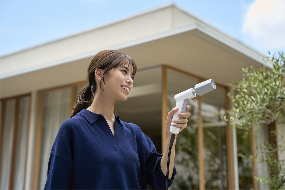 水道・電源いらず。ウルトラファインバブルで、優しく強力洗浄できる「高圧洗浄機」|MIRABLE AQUABLAST