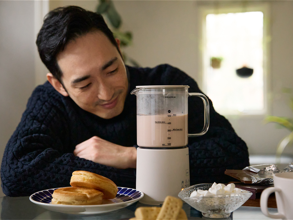 朝１杯の、飲むハイカカオ習慣を。毎日のポリフェノールをホットチョコレートで｜Hot Choco & Milk Foamer（ホットチョコ＆ミルクフォーマー）
