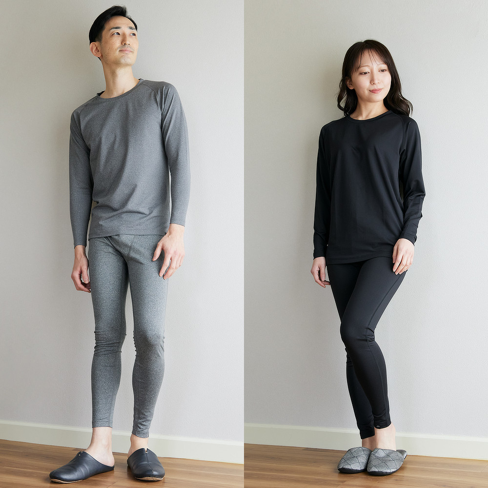 《一般医療機器  血行促進・疲労回復ウエア》 テラヘルツ鉱石粉末を特殊プリントした「FLOW WEAR」｜遠赤技研