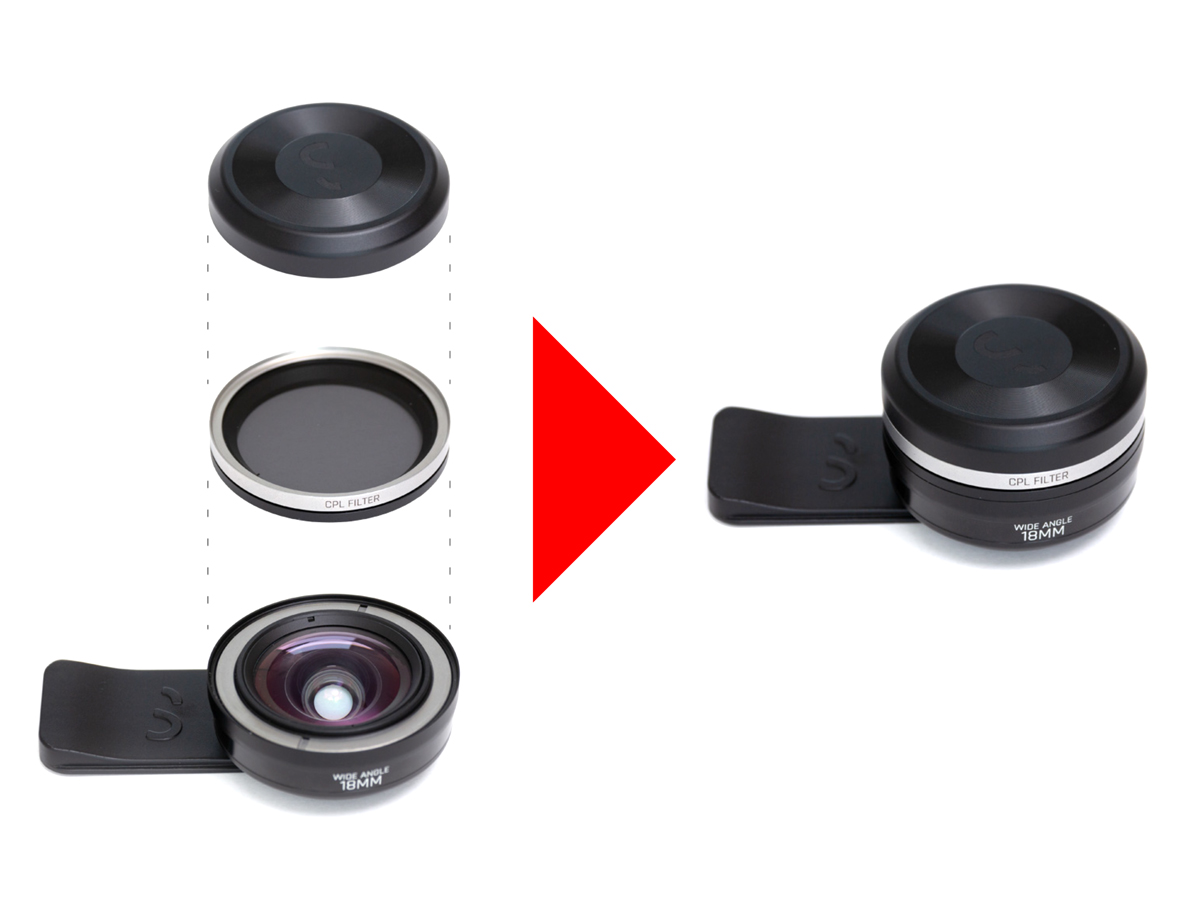 急いでいる時もスムーズに扱える、iPhoneで使えるプロが使うレンズアクセサリー「CPLフィルター」 | ShiftCam 2.0