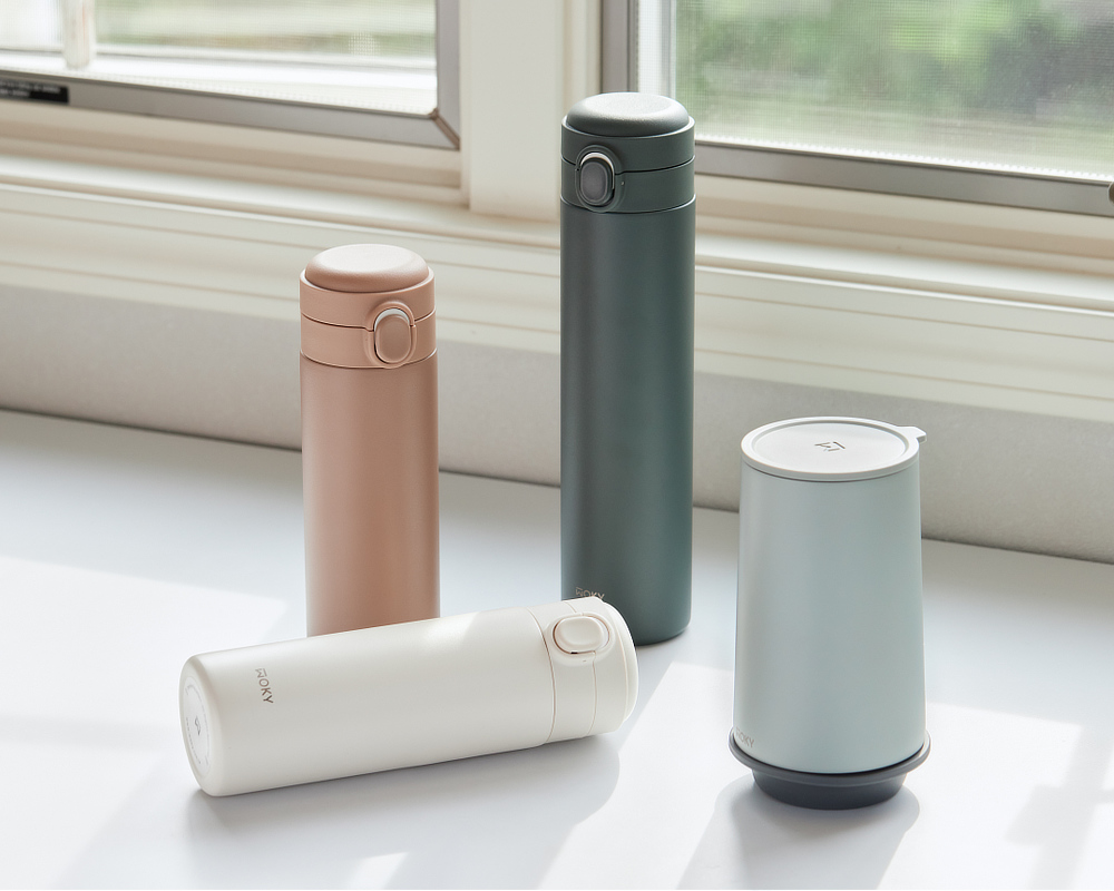 《シルクハット／500ml》 スポドリOK、金属臭・ニオイ移りなし、チタンセラミックコーティング・ボトル｜WOKY（ワーキー）
