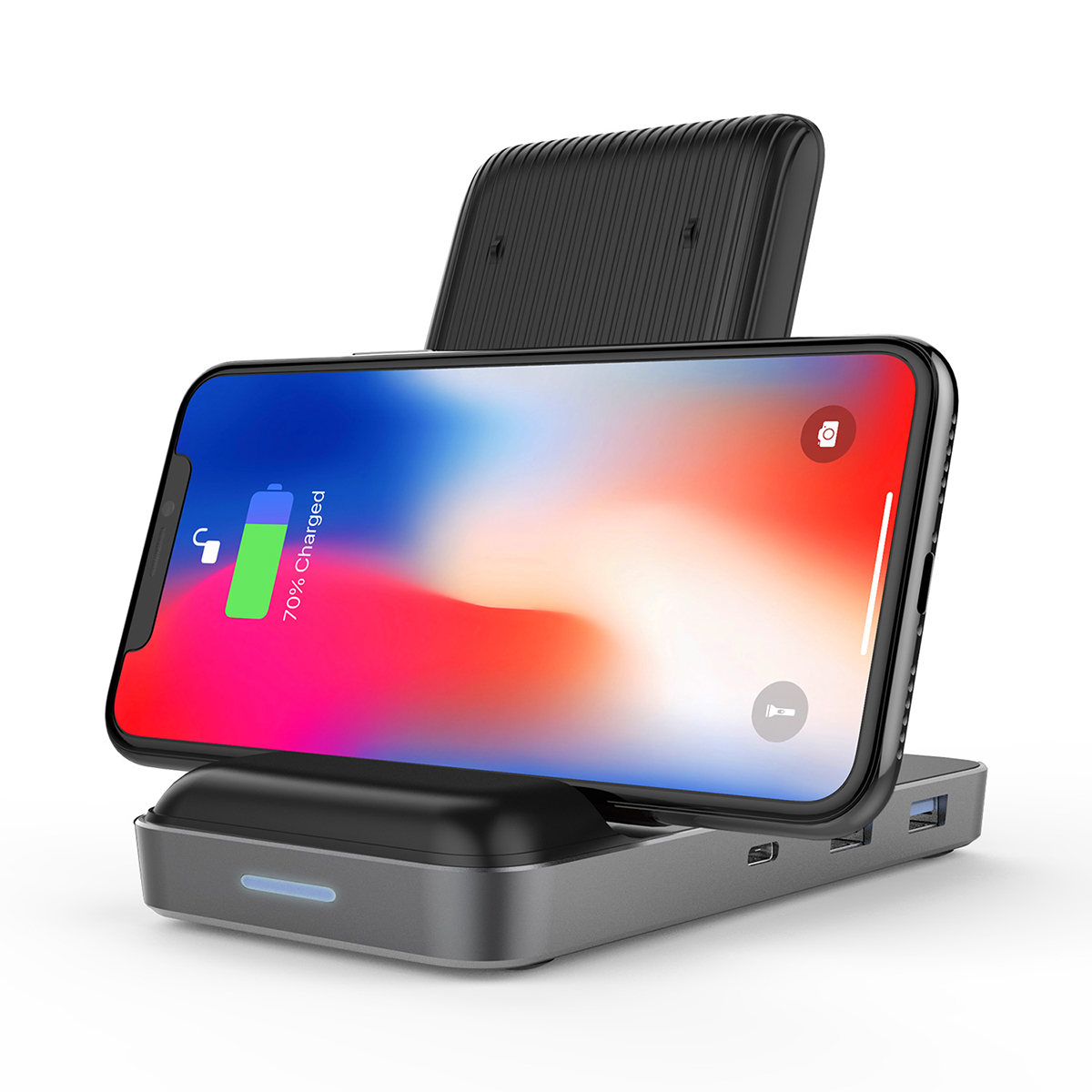 ケーブル1本で、「あなたのデスク」がどこでも再現できる「8in1 USB-Cハブ+ワイヤレス充電器」|Hyper Drive