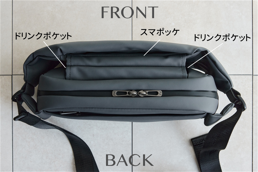 11ヶ所の収納ポイントで取り出しやすさを設計した、「防水アクティブボディバッグ」｜QUICKPACK TRASPO 9