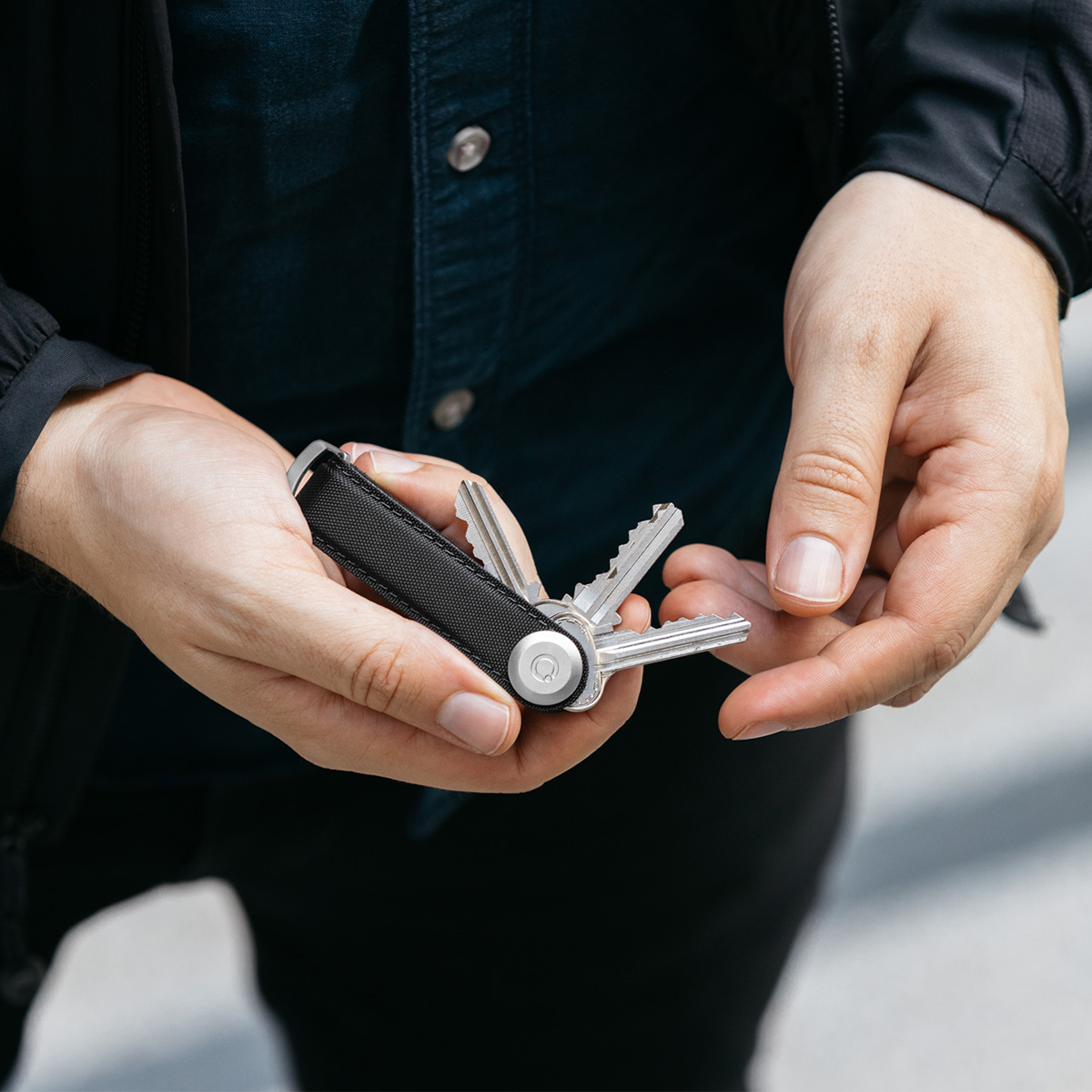 キーケース キーホルダー ORBITKEY ロッキング 構造