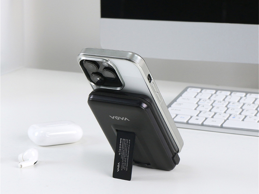 《10000mAh 25W》Qi2.2認証、発火しにくい準固体モバイルバッテリー「HeatZero 10000」｜VOVA