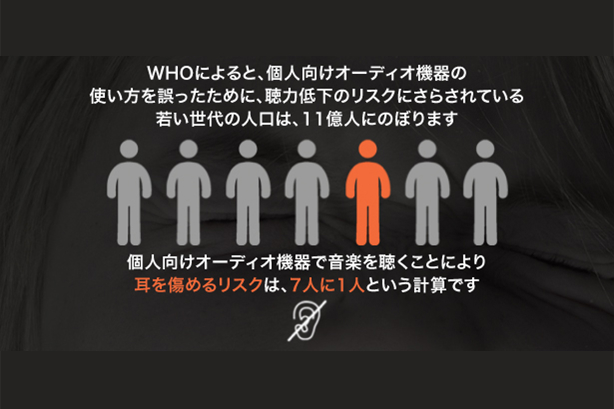 スマホ難聴、ヘッドホン難聴の増加。聴覚テストで音質を最適化するポータブルアンプ|AUMEO AUDIO
