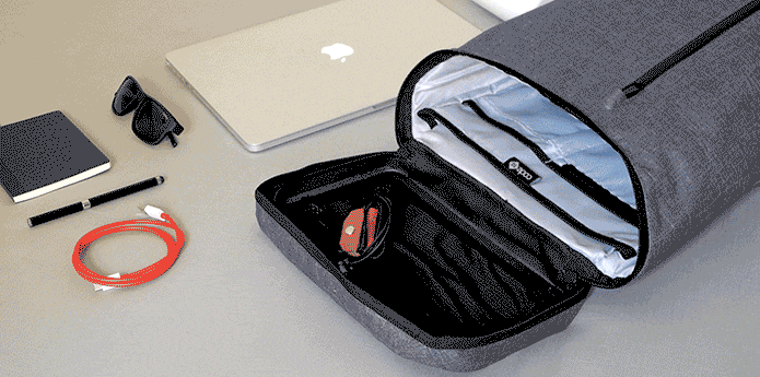 開けたら一目でどこに何を入れたのかが分かる、立体的に収納できるバックパック《DAYPACK》|Code 10(コードテン)