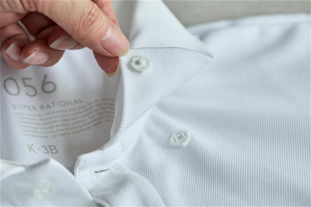 《ポロシャツ》和紙×ポリの快適設計で、湿気を吸って逃す、「和紙糸メディアポロシャツ」｜K-3B
