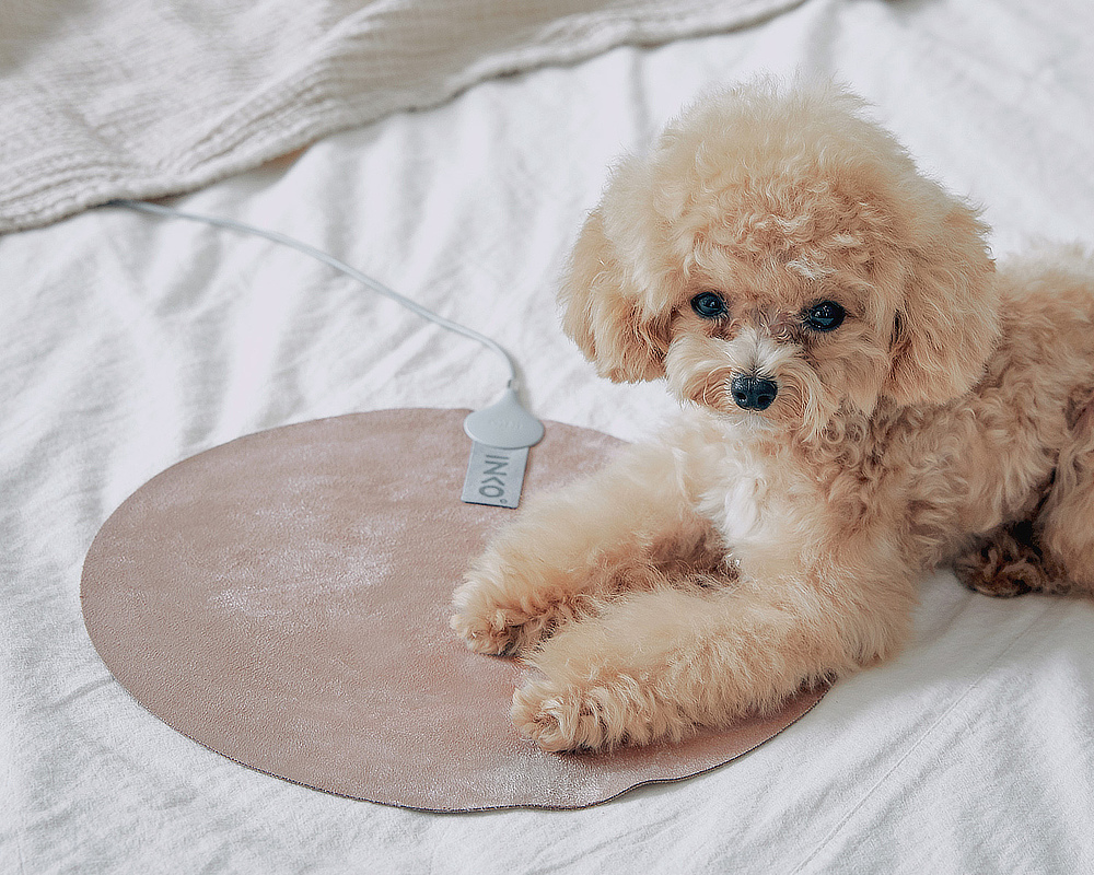 パッドとケーブルの連結部にジャバラ構造を採用することで、耐久性を向上。|クリップ付きで服に仕込める!銀ナノインクで温める特許技術の「USBウェアラブルヒーター」|INKO(インコ)