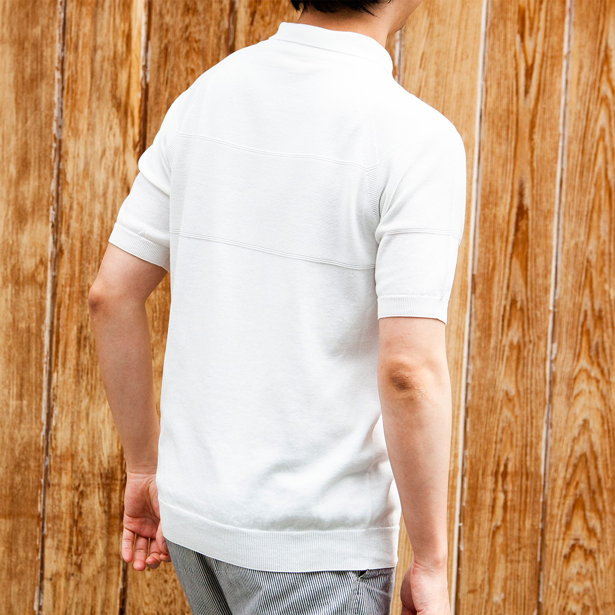 匂い物質を吸着して、消臭効果を発揮。汗でベタつかない、匂わない、綿より軽い!三拍子揃った「ニットポロシャツ」|伊予和紙ポロシャツ