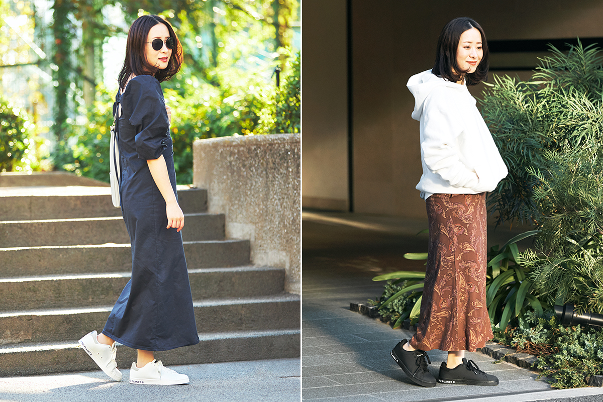 オールシーズン履ける(長く使える)デザインは、さすがサステナブルブランド。どんな服にも合わせやすいから、朝の靴選びも迷いません。海底から救い出されたゴミが、繊維に生まれ変わる!再生素材を使った、これからの「サステナブルスニーカー」|ECOALF