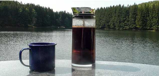 押すだけなのに、手淹れ級の味わいのコーヒーが淹れられる、コーヒープレス(フレンチプレス・コーヒーメーカー)American Press(アメリカンプレス)