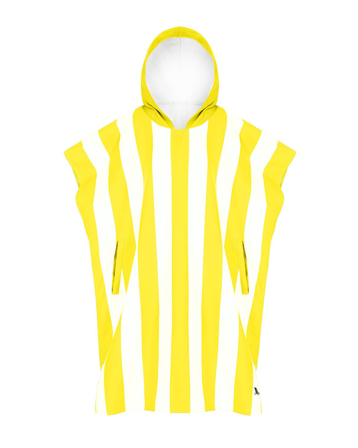 フィリピン・ボラカイ島のイエロー(Boracay Yellow)水をサッと吸収、砂がつかないマイクロファイバー製の「ポンチョ」(バスローブ、フード付きタオル)|DOCK & BAY