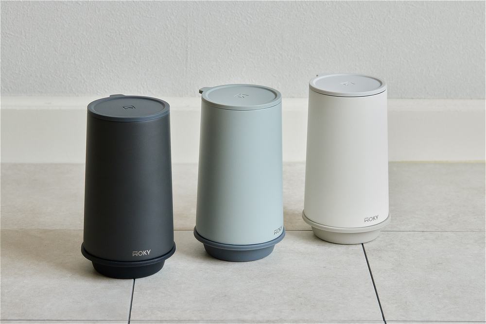 《シルクハット／500ml》 スポドリOK、金属臭・ニオイ移りなし、チタンセラミックコーティング・ボトル｜WOKY（ワーキー）