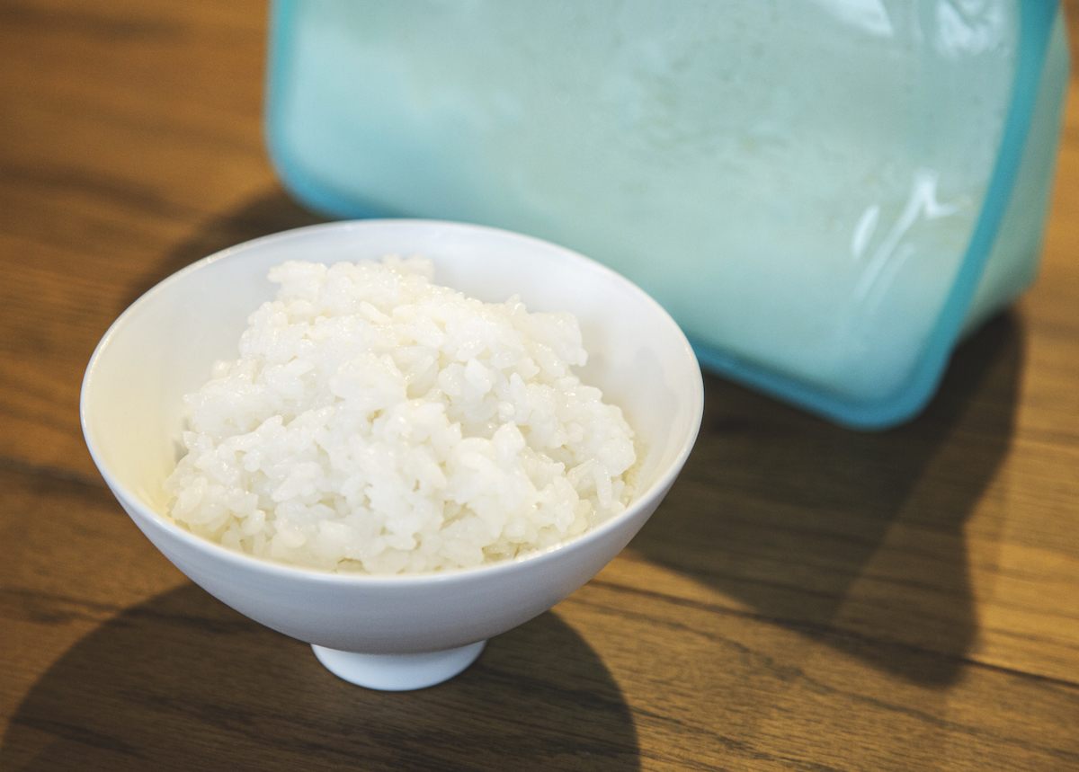 レンジでご飯も炊ける、密閉シリコンバッグ|stasher(スタッシャー)