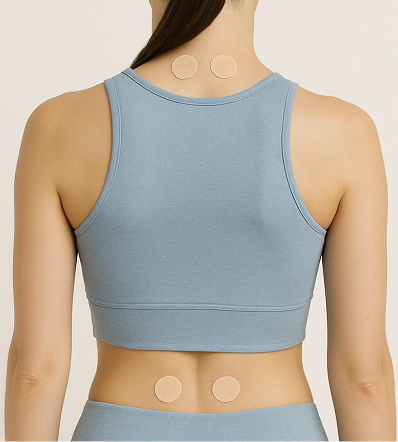 《一般医療機器  血行促進・疲労回復ウエア》 テラヘルツ鉱石粉末を特殊プリントした「FLOW WEAR」｜遠赤技研