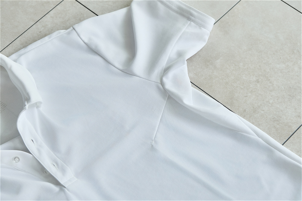 《ポロシャツ》和紙×ポリの快適設計で、湿気を吸って逃す、「和紙糸メディアポロシャツ」｜K-3B