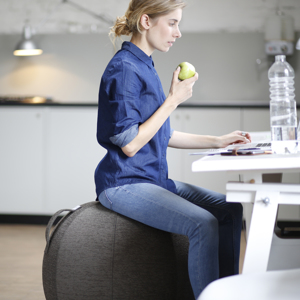 Sサイズ 身長150 170cm リビング 書斎でエクササイズ インテリアにもなる 座るボール Vluv Monoco