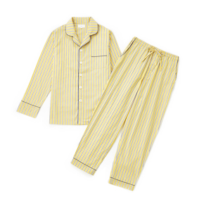 《メンズ》心が弾むイエローストライプ。サラサラした着心地のパジャマ | YELLOW SUNSHINE