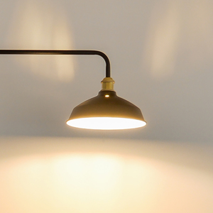 ランプセット ロングアーム 1本の線 に 照明とテーブルがセットできる つっぱり棒 Draw A Line ランプシリーズ Monoco