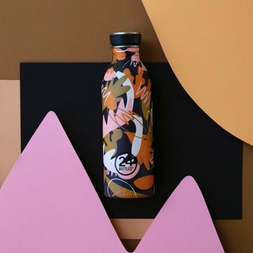 まだ、「ペットボトルの水」 買ってるの?|《URBAN-500ml・柄入り》“私らしさ”を選べる、イタリアンデザイン光る「マイボトル」|24Bottles