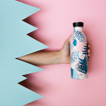 まだ、「ペットボトルの水」 買ってるの?|《URBAN-500ml・柄入り》“私らしさ”を選べる、イタリアンデザイン光る「マイボトル」|24Bottles