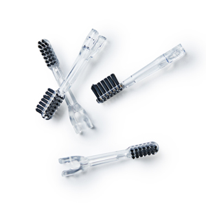 替ブラシ4本組 凸型ポイント毛 光触媒の効果で 歯磨き粉なしでも歯垢がとれる 歯ブラシ Soladey ソラデー Monoco