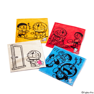 フワフワの肌触りと 温かみある刺繍が 安心感 をくれる ドラえもん タオル ドラえもん タオルハンカチ Monoco