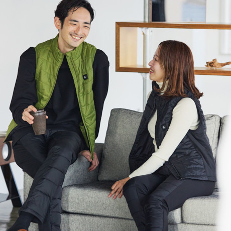 “着るコタツ”で、冬となかよし｜《温熱ベスト・バッテリー付き》約15秒でぽかぽか、冬となかよしになれる“着るコタツ”｜SPEED HEAT