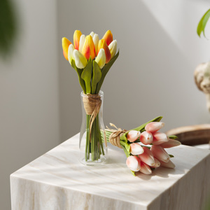 花　アートフラワー　ブーケ　オーニソガラム　チューリップ　プレゼント　造花 花 アートフラワー ブーケ オーニソガラム チューリップ プレゼント