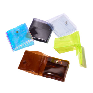 《コンビニエンスウォレット》軽くて薄〜いクリア素材、デッドスペースがない「ミニマム財布」｜sugata