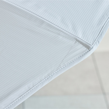 夏は、日陰より“さえぎる陰”｜《晴雨兼用／ギフト袋入り》遮光率100％、折り畳まない“短傘”｜+TIC HYBRID｜ライトグレー