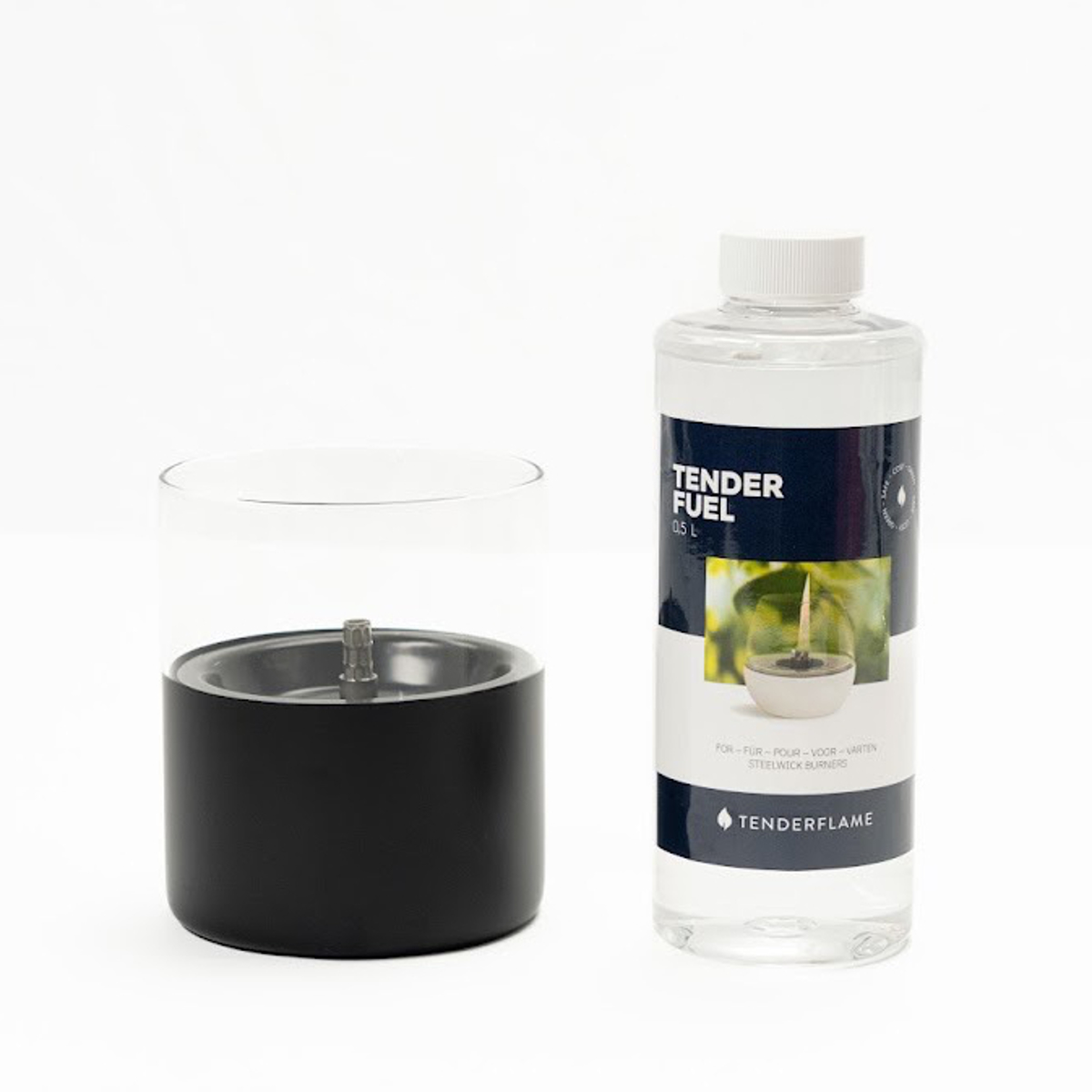 直径10cmタイプ＋専用燃料0.5Lセット》ニオイ・煙なし。倒しても