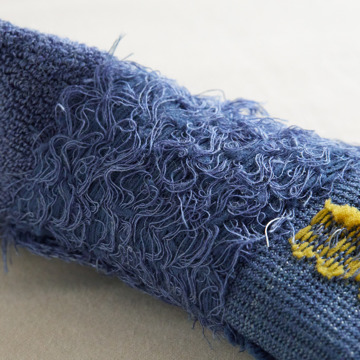 立ちっぱ族を救ったのは、工場靴下だった！ ｜《ゴルフ＆テニス用》強力グリップでしっかり踏み込める「Varie×cross」｜エコノレッグ