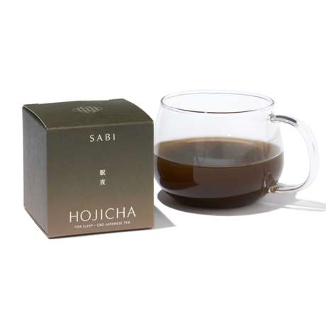 1日の終わりに、心鎮める一杯を｜期待吸収率3〜5倍、「水溶性CBD」配合ほうじ茶｜SABI for sleep
