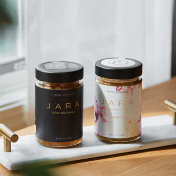 美と眠りを満たす、「WILDハニー」｜《300g NOBLEタイプ／箱入り》非加熱・無濾過　世界最古の採蜜の地・ジョージアから届いた、希少ハチミツ｜JARA Honey