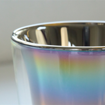 いつものお酒に、惚れ直す｜《保温保冷・ダブルウォールグラス》オーロラの光彩で眼福を、まろやかな味わいで口福をもたらす、「純チタン」コーティンググラス｜PROGRESS