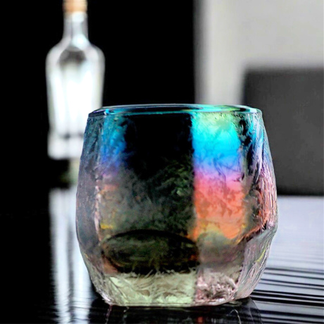 BLACK FRIDAY  2025｜【16,500円→13,750円】《ロックグラス／一期一会》結霜加工と純チタンコーティングのコラボグラス｜PROGRESS プログレス