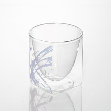 BLACK FRIDAY  2025｜【1,890円→1,280円】《勢／200ml》結露しにくく、レンジ加熱OK。右肩上がりの勢いを表現した「ダブルウォールグラス」｜Rayes