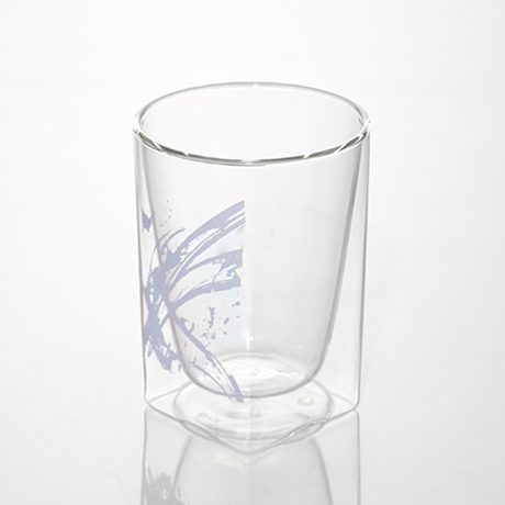 BLACK FRIDAY  2025｜【2,240円→1,480円】《勢／300ml》結露しにくく、レンジ加熱OK。右肩上がりの勢いを表現した「ダブルウォールグラス」｜Rayes