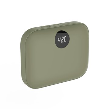 BLACK FRIDAY  2025｜【4,860円→3,980円】USB充電式カイロ＆モバイルバッテリー 「あったかPOMI ポケットカイロ 9600mAh」｜Coolean｜カーキ