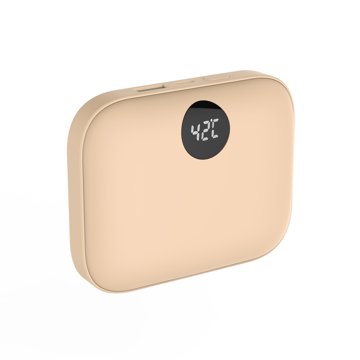 BLACK FRIDAY  2025｜【4,860円→3,980円】USB充電式カイロ＆モバイルバッテリー 「あったかPOMI ポケットカイロ 9600mAh」｜Coolean｜ベージュ