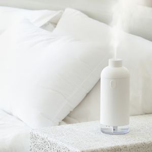 【5940円→3940円】卓上USB充電式・超音波・振動板交換式コードレス加湿器｜BLUEFEEL SWADA