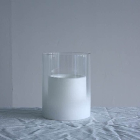 BLACK FRIDAY  2025｜【7,700円→3,850円】キャンドルのように灯がゆらぐ、ガラスシェードLED キャンドル Lunga ｜DI CLASSE