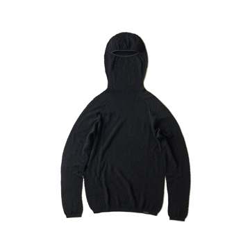 やっぱりウール。下着のチョモランマ！｜《フーディニット／男女兼用》自然な調湿・調温・防臭、フリーな履き心地の「WUNDER WEAR シームレスフーディ」｜BRING｜BLACK／S