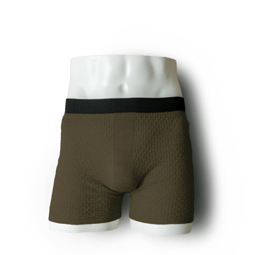 やっぱりウール。下着のチョモランマ！｜《ショーツ／男女兼用》自然な調湿・調温・防臭、フリーな履き心地の「WUNDER WEAR ONE」｜BRING｜KHAKI／S