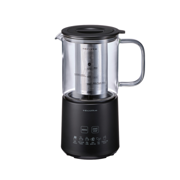 朝１杯の、“飲むハイカカオ”習慣｜毎日のポリフェノールを、なめらかリッチなドリンクで「Hot Choco＆Milk Foamer」｜récolte｜ナチュラルブラック