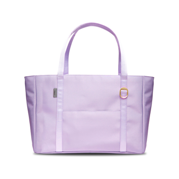 “TECHトート“とスマート通勤｜《トートバッグ／21L》大小のガジェットに住所が決まる、自立するトートバッグ｜Orbitkey｜ライラック