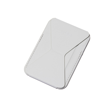 ほしい時だけ“出現”！ 極薄マルチスタンド｜《スマホスタンド》指１本で脚が出現する、薄さ5.5mmのスマホスタンド「snap on」（MagSafe対応）」| MOFT｜ミスティグレー