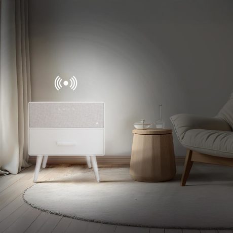 MONOCO OUTLET｜【39,800円→29,850円】引き出し、充電機能付きBluetoothテーブルスピーカー｜Hacray